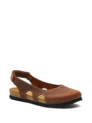 Comfortfusse Skórzane baleriny w kolorze jasnobrązowym rozmiar: 40. Brązowe baleriny Comfortfüße, bez wzorów, ze skóry, bez obcasa. Za 228.92 zł.