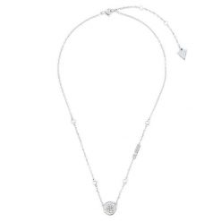 Naszyjnik Guess. Szare naszyjniki Guess, srebrne. Za 289.99 zł.