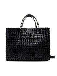 Emporio Armani Torebka EW000360 AF12762 UC001 Czarny. Czarne torebki klasyczne Emporio Armani, bez wzorów, ze skóry, bez dodatków. Za 1,389.00 zł.
