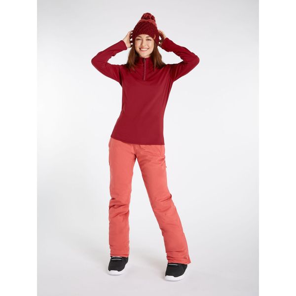 Bluza damska Protest FABRIZ 1/4 zip top. Czerwone bluzy Protest, na zimę, bez wzorów, z polaru, bez kaptura. Za 224.00 zł.