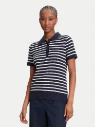 Tommy Hilfiger Sweter Fine WW0WW41474 Granatowy Regular Fit. Niebieskie swetry TOMMY HILFIGER, xs, bez wzorów, bez ramiączek. Za 559.99 zł.