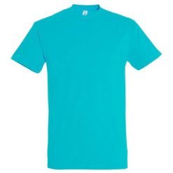 Koszulka Unisex Dla Dorosłych Z Bawełny Imperial Ringspun. Fioletowe bluzki SOL'S, s, bez wzorów, z bawełny, sportowe, bez kołnierzyka, bez ramiączek. Za 41.99 zł.