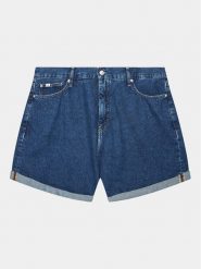 Calvin Klein Jeans Szorty jeansowe J20J221008 Niebieski Regular Fit. Niebieskie szorty Calvin Klein Jeans, bez wzorów, z bawełny. Za 179.99 zł.