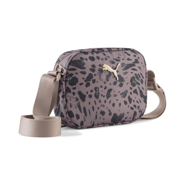 Torba crossbody Pop 1 l PUMA. Brązowe torby na ramię Puma, bez wzorów, sportowe, na ramię, z nadrukiem, bez dodatków. Za 109.00 zł.