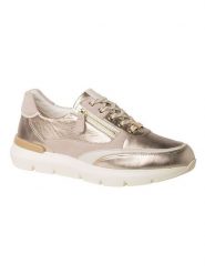 HASSIA Skórzane sneakersy "Bordeaux" w kolorze złotym rozmiar: 39. Czerwone trampki HASSIA, bez wzorów, bez zapięcia. Za 404.99 zł.