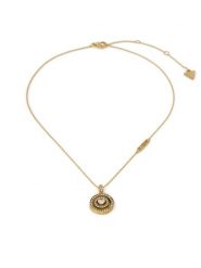 Guess Naszyjnik JUBN04 658JW Złoty. Żółte naszyjniki Guess, metalowe. Za 179.99 zł.
