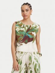 ACCESS FASHION Top 63-2078-0250 Kremowy Regular Fit. Białe topy ACCESS FASHION, s, bez wzorów, z bawełny, bez kołnierzyka, bez ramiączek. Za 349.99 zł.