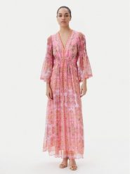 Hale Bob Sukienka letnia 4YAS616A Różowy Regular Fit. Czerwone sukienki Hale bob, na lato, xs, bez wzorów, z wiskozy, bez kołnierzyka, bez ramiączek. Za 1,439.00 zł.