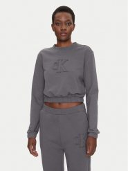 Calvin Klein Jeans Bluza J20J225363 Szary Regular Fit. Szare bluzy Calvin Klein Jeans, s, bez wzorów, z bawełny, bez kaptura. Za 279.99 zł.