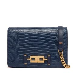 Torebka Elisabetta Franchi. Niebieskie listonoszki Elisabetta Franchi, bez wzorów, bez dodatków. Za 1,289.00 zł.