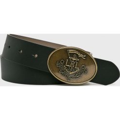 Lauren Ralph Lauren - Pasek skórzany. Czarne paski Lauren Ralph Lauren, bez wzorów, z materiału. W wyprzedaży za 219.90 zł.