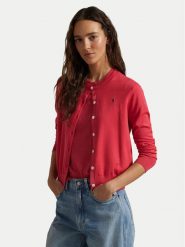 Polo Ralph Lauren Kardigan 211891672024 Czerwony Regular Fit. Czerwone kardigany Polo Ralph Lauren, xs, bez wzorów, z bawełny. Za 479.99 zł.