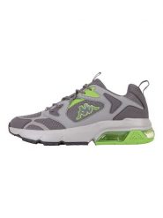 Kappa Sneakersy "Yero" w kolorze szaro-zielonym rozmiar: 37. Szare trampki Kappa, bez wzorów, bez zapięcia. Za 96.83 zł.
