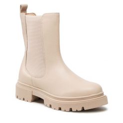Sztyblety Lasocki. Brązowe botki Lasocki, bez wzorów, bez obcasa, na płaskiej podeszwie, bez zapięcia. Za 159.99 zł.