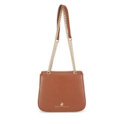 Torba Beverly Hills Polo Club. Brązowe listonoszki Beverly Hills Polo Club, bez wzorów, bez dodatków. Za 169.99 zł.