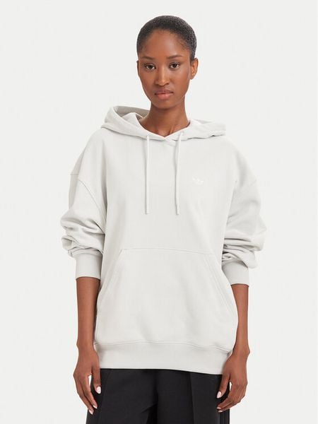 Adidas Bluza Essentials KT4722 Szary jasny Oversize. Szare bluzy Adidas, m, bez wzorów, z bawełny, bez kaptura. Za 233.99 zł.