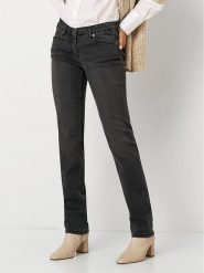 Toni Dżinsy - Regular fit - w kolorze antracytowym rozmiar: 46K. Czarne jeansy Toni, z aplikacjami, z podwyższonym stanem. Za 152.99 zł.