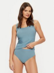 Chantelle Top Soft Stretch C26460 Szary Slim Fit. Szare topy Chantelle, bez wzorów, z syntetyku, bez kołnierzyka, bez ramiączek. Za 99.99 zł.