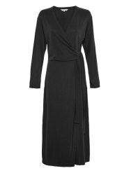 MOSS COPENHAGEN Sukienka "Adelona Lynette" w kolorze czarnym rozmiar: XS/S. Czarne sukienki Moss Copenhagen, na co dzień, s, bez wzorów, z wiskozy, bez kołnierzyka, bez ramiączek, maxi, proste. Za 127.65 zł.
