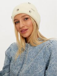 Guess Czapka AW5198 POL01 Écru. Czapki Guess, z aplikacjami, z materiału. Za 269.99 zł.