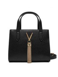 Valentino Torebka Divina VBS1R415G Czarny. Czarne torebki klasyczne Valentino, bez wzorów, ze skóry, bez dodatków. Za 299.99 zł.