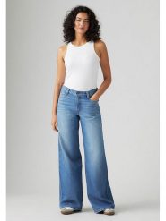 Levi's Dżinsy - Comfort fit - w kolorze niebieskim rozmiar: W26/L31. Niebieskie jeansy Levi's®, l, z aplikacjami. Za 161.73 zł.