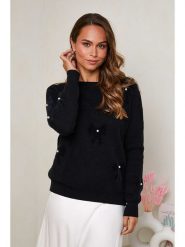 Soft Cashmere Sweter w kolorze czarnym rozmiar: 34/36. Czarne swetry Soft Cashmere, bez wzorów, bez ramiączek. Za 88.02 zł.