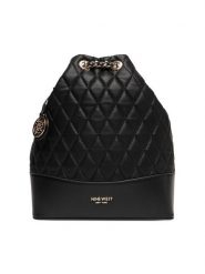Nine West Plecak CEO-KANSAS-JH5824-NW Czarny. Czarne plecaki Nine West, bez wzorów, z materiału. Za 249.99 zł.