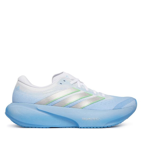 Buty do biegania adidas. Niebieskie obuwie sportowe Adidas, bez zapięcia, do biegania. Za 489.99 zł.