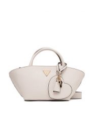 Guess Torebka Bolena Mini HWZG92 07760 Écru. Torebki klasyczne Guess, z aplikacjami, ze skóry, bez dodatków. Za 589.99 zł.