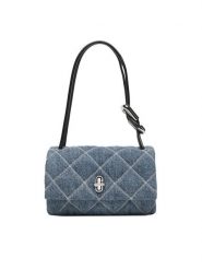 Marc Jacobs Torebka The Quilted Denim Mini 2P5HSH013H03 Niebieski. Niebieskie torebki klasyczne Marc Jacobs, bez wzorów, z denimu, bez dodatków. Za 1,879.00 zł.