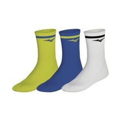 Skarpety Mizuno Training With Line 3. Białe skarpety Mizuno, bez wzorów, z elastanu. Za 39.99 zł.