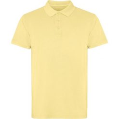 Koszulka Polo Z Krótkim Rękawem Dla Dorosłych Unisex Cobain. Żółte bluzki ROLY, bez wzorów, sportowe, bez kołnierzyka, bez ramiączek. Za 78.99 zł.