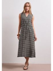 Street One Sukienka w kolorze antracytowym rozmiar: 40. Czarne sukienki Street One, bez wzorów, z wiskozy, street, bez kołnierzyka, bez ramiączek, midi. Za 189.95 zł.