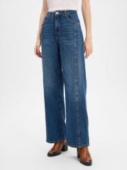 Opus Dżinsy o szerokim kroju - Mivy Kobiety Bawełna niebieski jednolity, 42-31. Niebieskie jeansy Opus, bez wzorów. Za 449.95 zł.