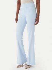 Rinascimento Spodnie materiałowe CFC0127876003 Błękitny Slim Fit. Niebieskie spodnie materiałowe Rinascimento, l, bez wzorów, z materiału. Za 439.99 zł.