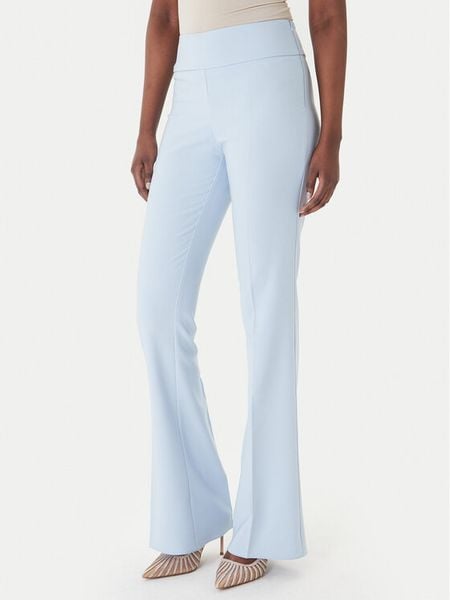Rinascimento Spodnie materiałowe CFC0127876003 Błękitny Slim Fit. Niebieskie spodnie materiałowe Rinascimento, m, bez wzorów, z materiału. Za 258.99 zł.