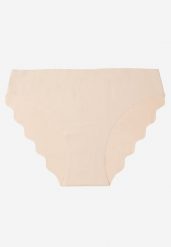 Beżowe Bezszwowe Majtki Figi Silurisse. Brązowe figi Born2be, plus size, bez wzorów. Za 9.99 zł.