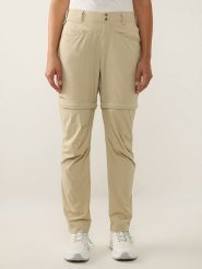 Haglöfs Spodnie funkcjne Zipp-Off "Lite Standard Zip-Off II" w kolorze beżowym rozmiar: 36. Brązowe spodnie dresowe Haglöfs, bez wzorów, z materiału. Za 454.95 zł.