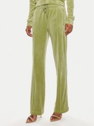 Juicy Couture Spodnie dresowe Tina JCAPW045 Zielony Regular Fit. Zielone spodnie dresowe Juicy Couture, l, bez wzorów, z dresówki. Za 229.99 zł.
