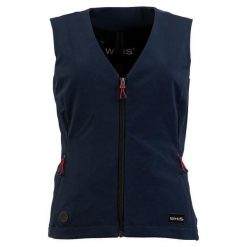 Whis Unisex Verwarmd Softshell Gilet Blauw -. Niebieskie kurtki sportowe WHIS, bez wzorów, z softshellu, bez kaptura, do jazdy konnej. W wyprzedaży za 856.00 zł.
