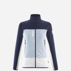 Bluza damska polarowa MILLET W Fusion Grid Jkt szary. Białe bluzy Millet, l, bez wzorów, z polaru, bez kaptura. Za 679.00 zł.
