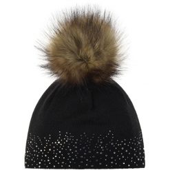 Czapka Zimowa Eisbar Nalin Lux Crystal MÜ. Czarne czapki Eisbar, bez wzorów, z wełny. Za 269.90 zł.
