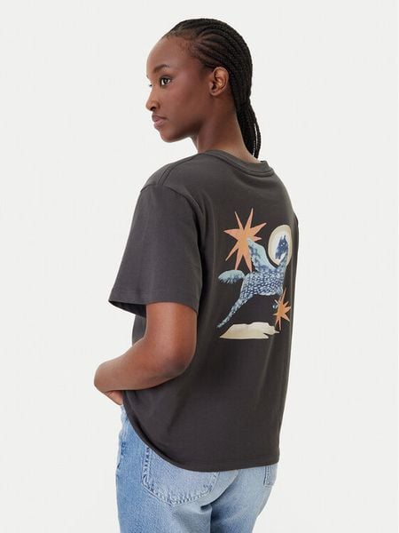 RVCA T-Shirt Pegasus EVJZT00165 Czarny Easy Fit. Czarne t-shirty RVCA, xl, bez wzorów, z bawełny, bez kołnierzyka, bez ramiączek. Za 78.99 zł.
