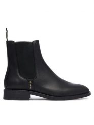 Gant Sztyblety Fayy 33551427 Czarny. Czarne botki GANT, bez wzorów, ze skóry, bez obcasa, na płaskiej podeszwie, bez zapięcia. Za 769.99 zł.