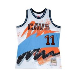 Koszulka NBA Cleveland Cavaliers Zydrunas Ilgauskas Hyper Hoops 1997/98. Białe bluzki Mitchell & Ness, bez wzorów, sportowe, bez kołnierzyka, bez ramiączek. Za 612.50 zł.
