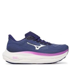 Buty do biegania Mizuno. Niebieskie obuwie sportowe Mizuno, bez zapięcia, do biegania, mizuno wave. Za 769.99 zł.