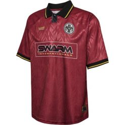 Koszulka Hummel Loose. Czerwone bluzki Hummel, bez wzorów, sportowe, bez kołnierzyka, bez ramiączek. Za 243.00 zł.