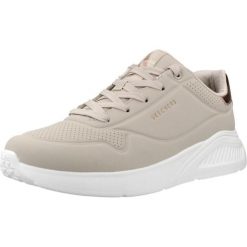 Buty SKECHERS UNO LITE SHIMMER ALONG Beżowy. Brązowe trekkingi Skechers, z tkaniny, trekkingowe. Za 322.99 zł.
