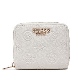 Mały Portfel Damski Guess. Białe portfele Guess, z aplikacjami. Za 159.99 zł.
